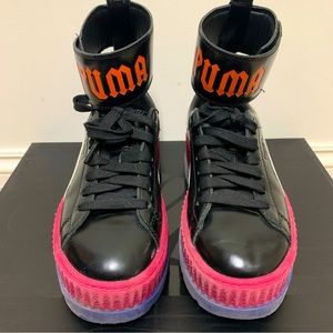 Limited Edition Fenty X Puma Platform Sneakers with Ankle Straps